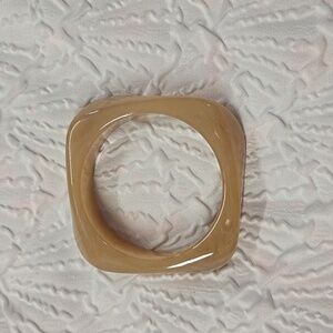 Elegant Tan Bangle Bracelet #B